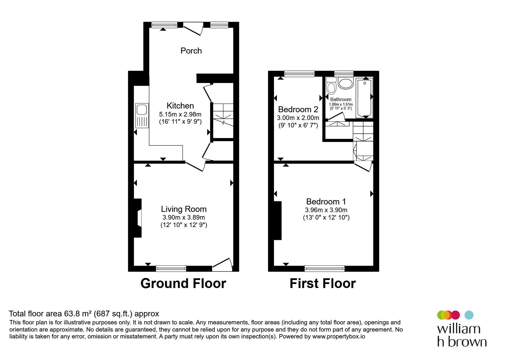 45, The Walk, Barnsley floorplan