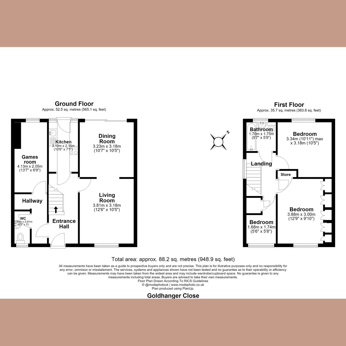 3, Goldhanger Close, Rayleigh floorplan