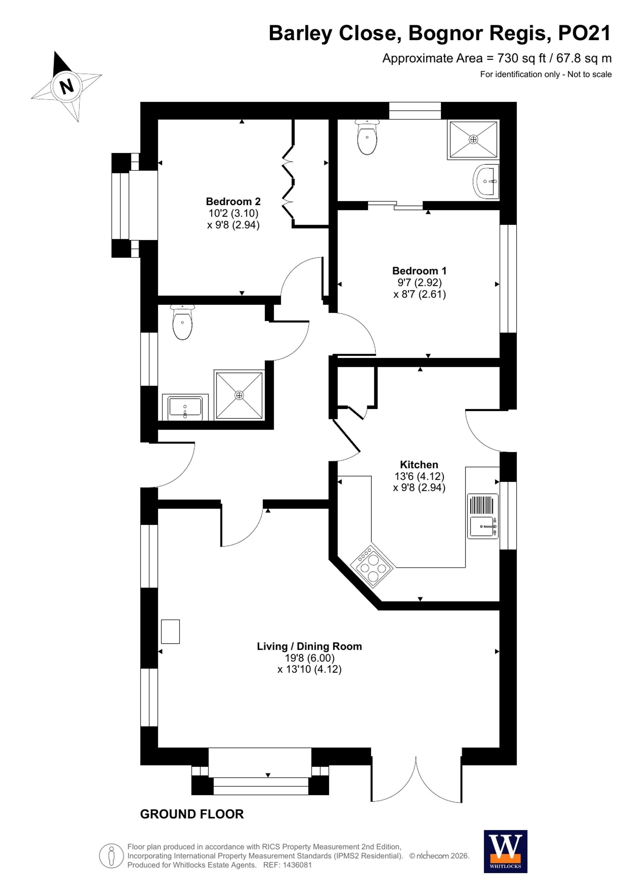3 Barley Close, Bognor Regis floorplan