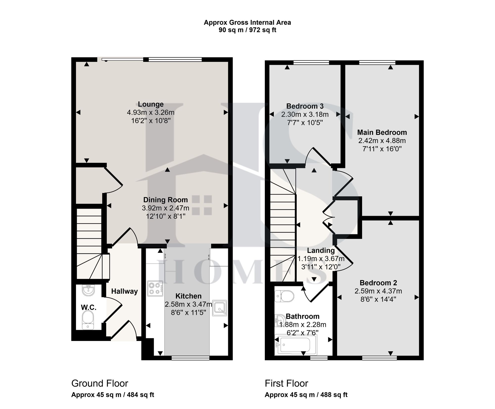 51 South Loop Park, Birmingham floorplan