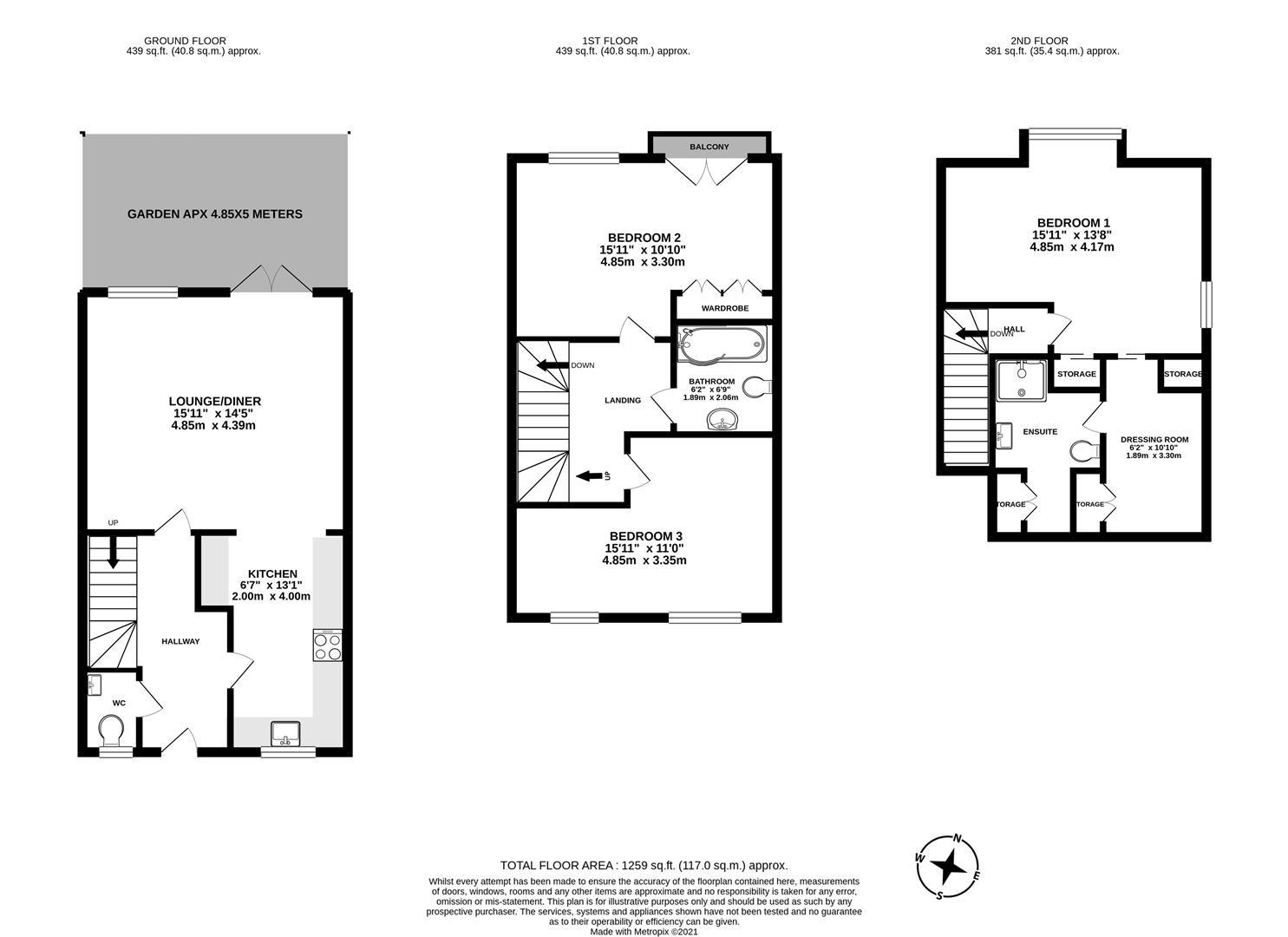 Thorndale Terrace, Watling Street, Radlett, Hertfordshire WD7, 3