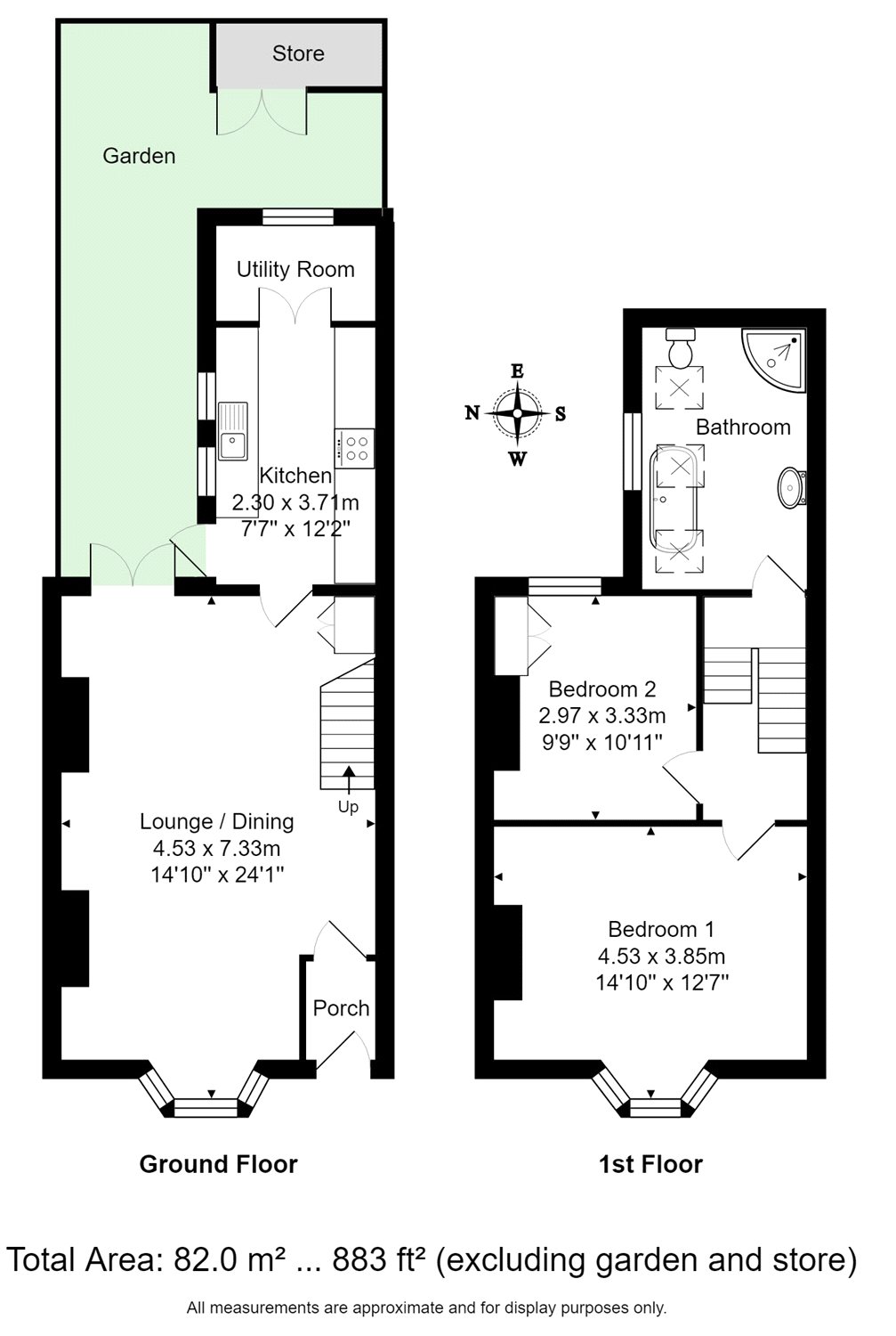 2 Bedrooms Terraced house for sale in Borough Street, Brighton, East Sussex BN1