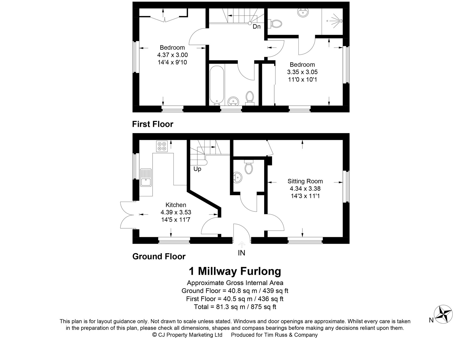 1 Millway Furlong, Aylesbury floorplan