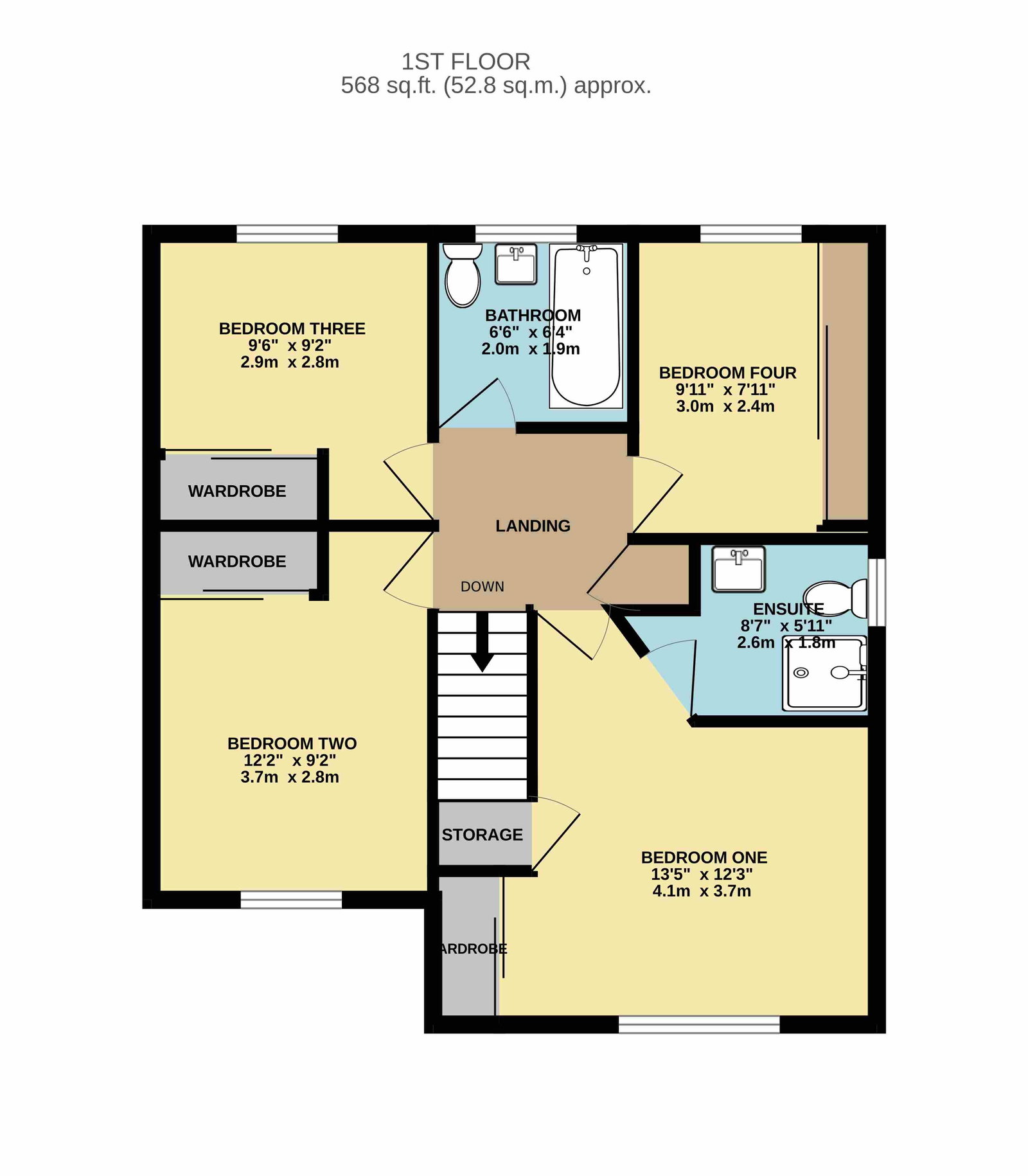 31, Shorelark Way, Norton Canes floorplan