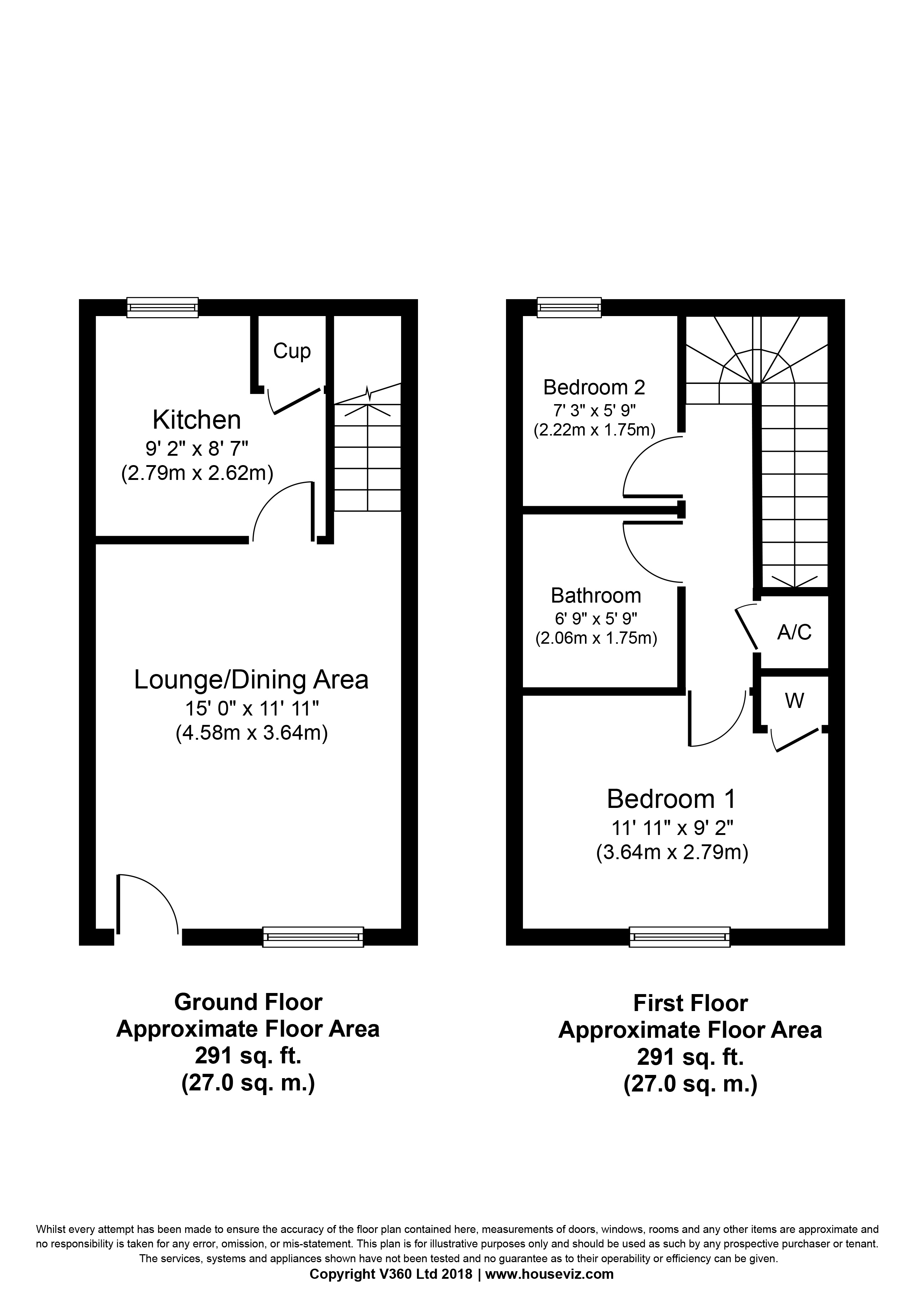 2 Bedrooms Terraced house for sale in Rye Street, Bishop's Stortford CM23