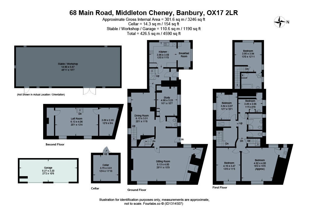 68, Main Road, Banbury floorplan