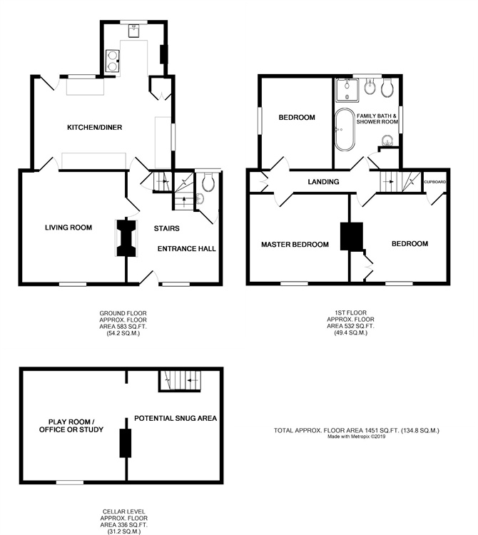 3 Bedrooms Semi-detached house for sale in Great Bardfield, Braintree, Essex CM7