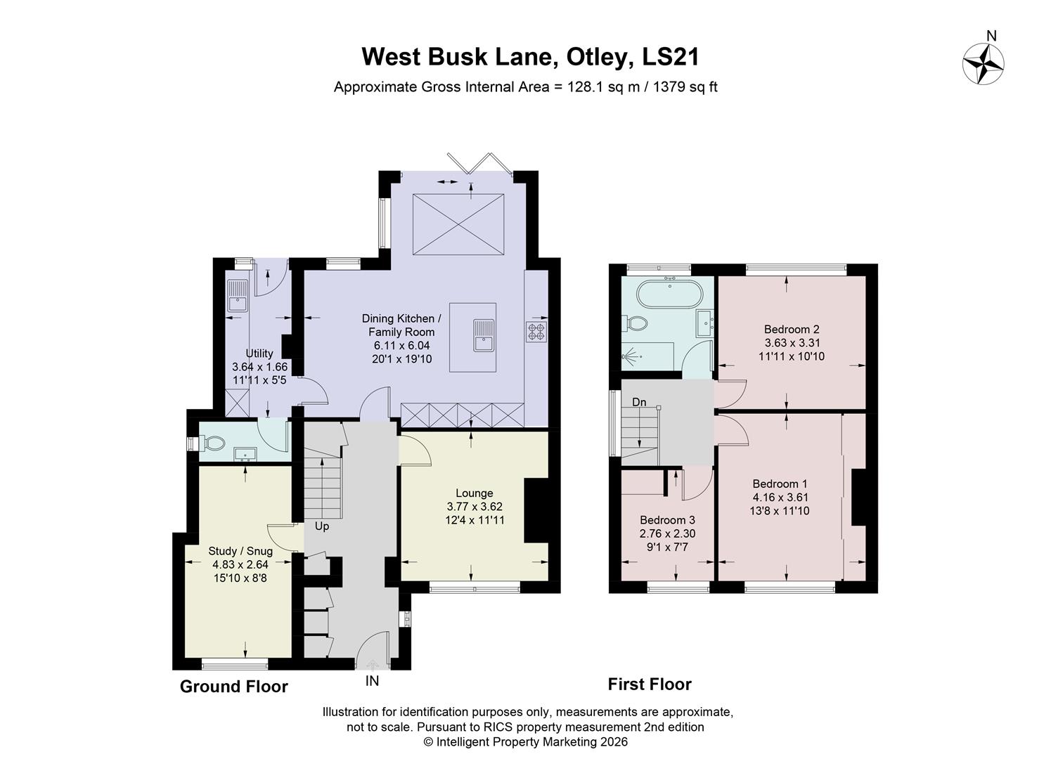 23, West Busk Lane, Otley floorplan