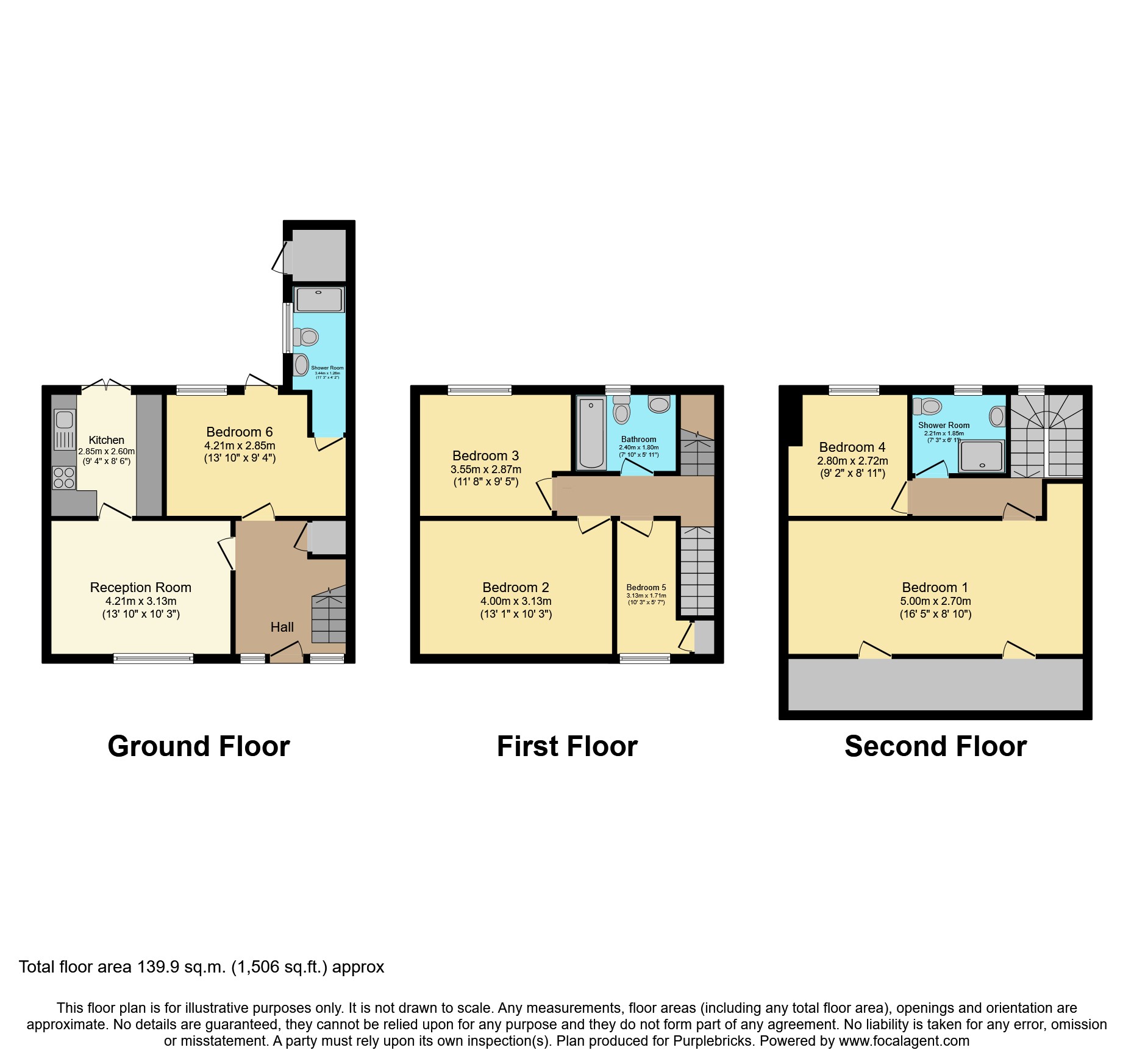24, Sussex Road, London floorplan