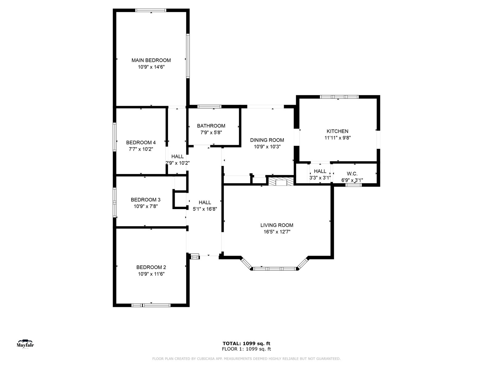 24, Luxford Drive, Crowborough floorplan