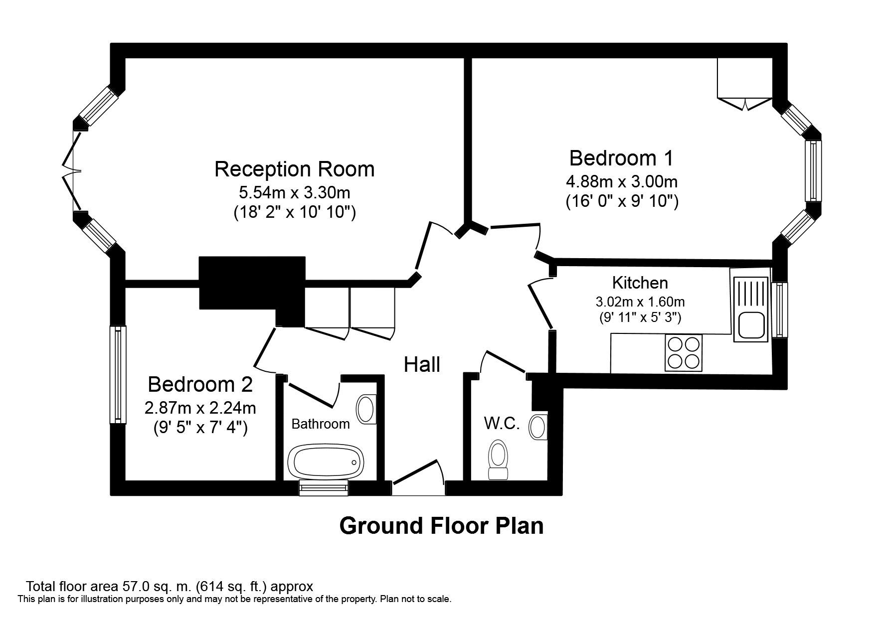 2 Bedrooms Flat for sale in Meadow Road, Pinner HA5