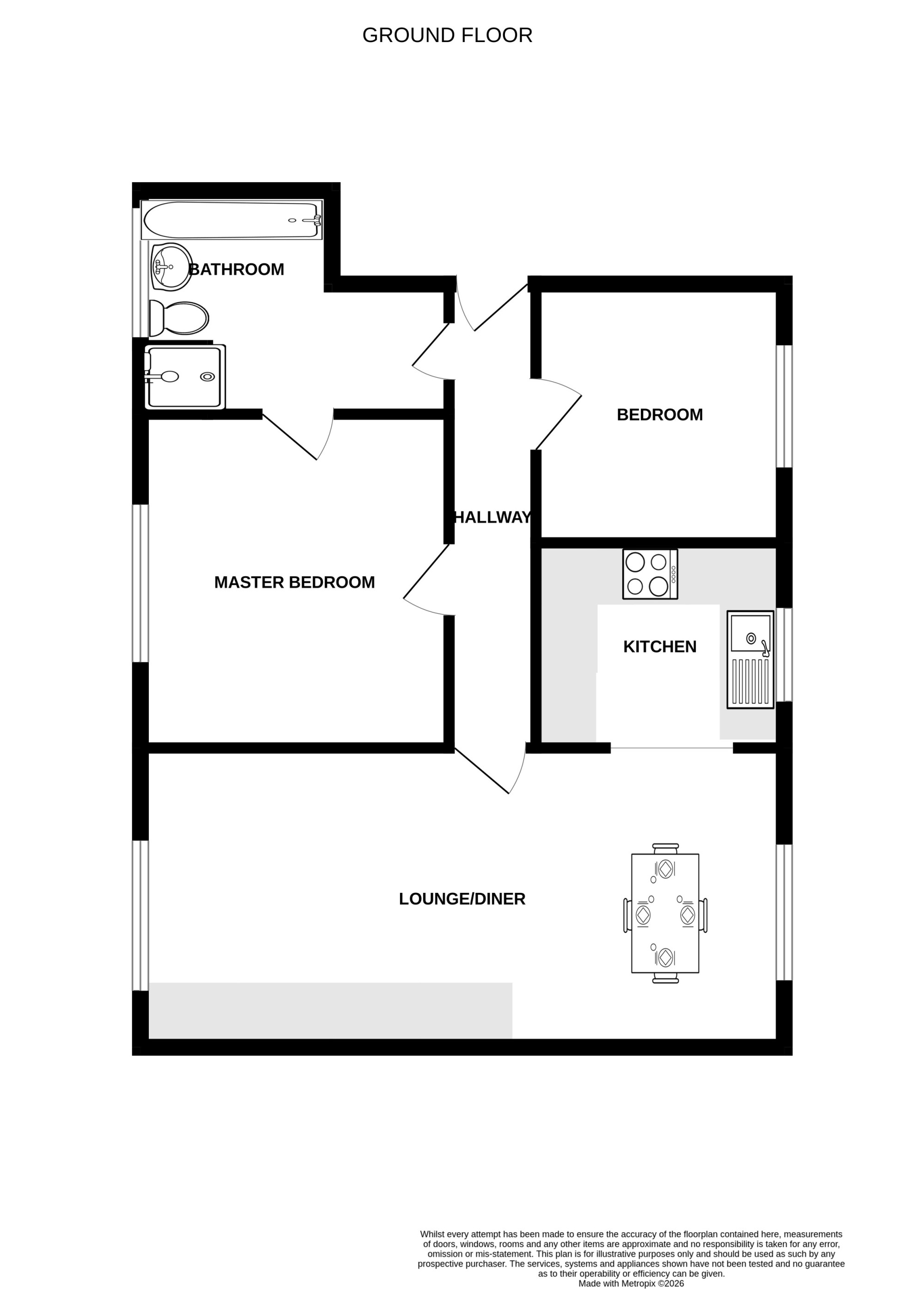 33 Ladybank Avenue,, Fulwood, Preston floorplan