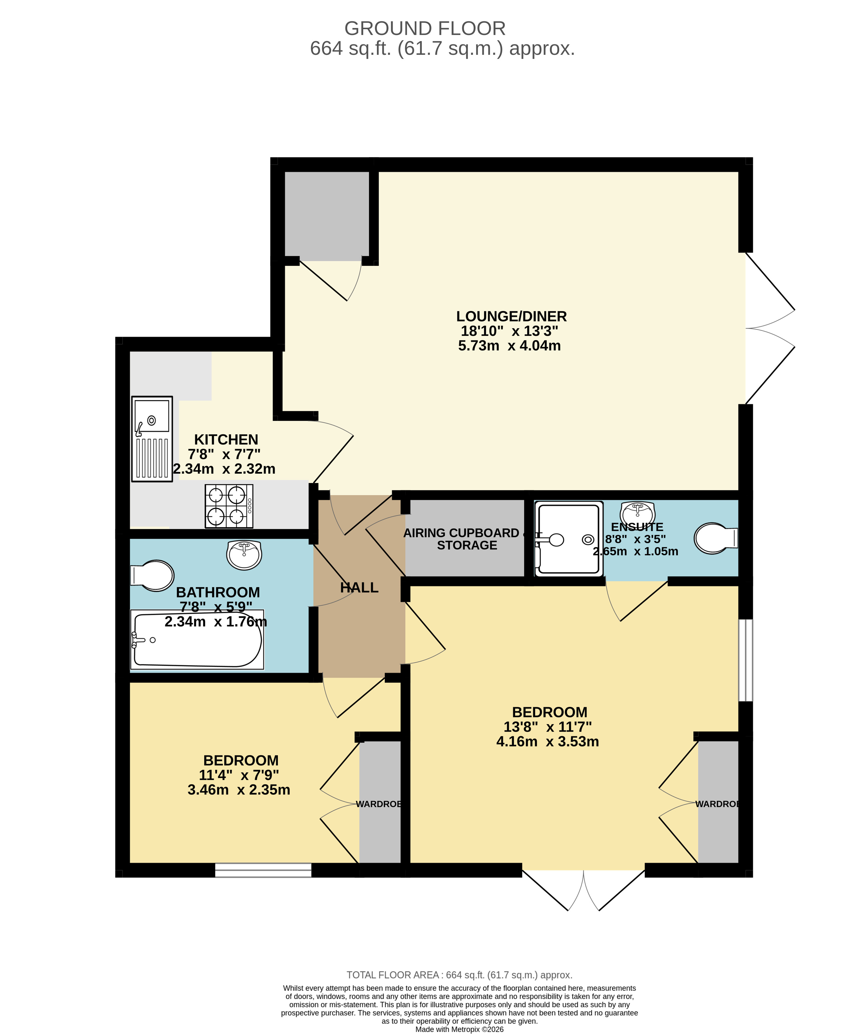 22, John Repton Gardens, Bristol floorplan