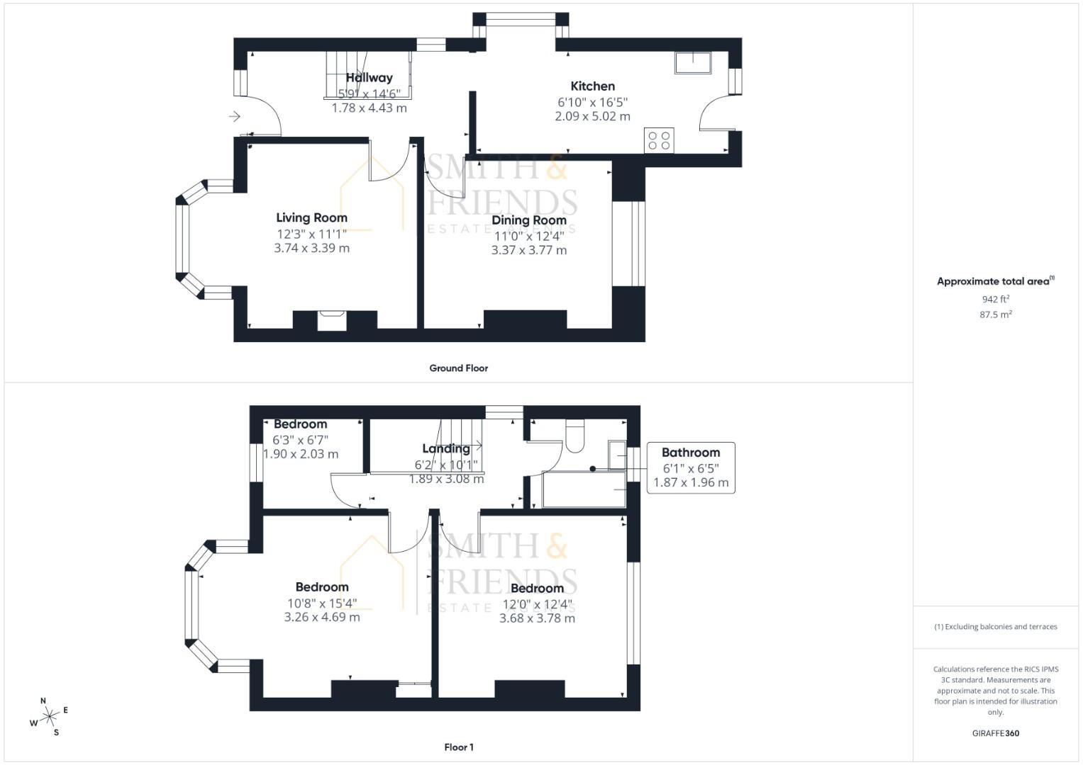 1, Highfield Crescent, Stockton-On-Tees floorplan
