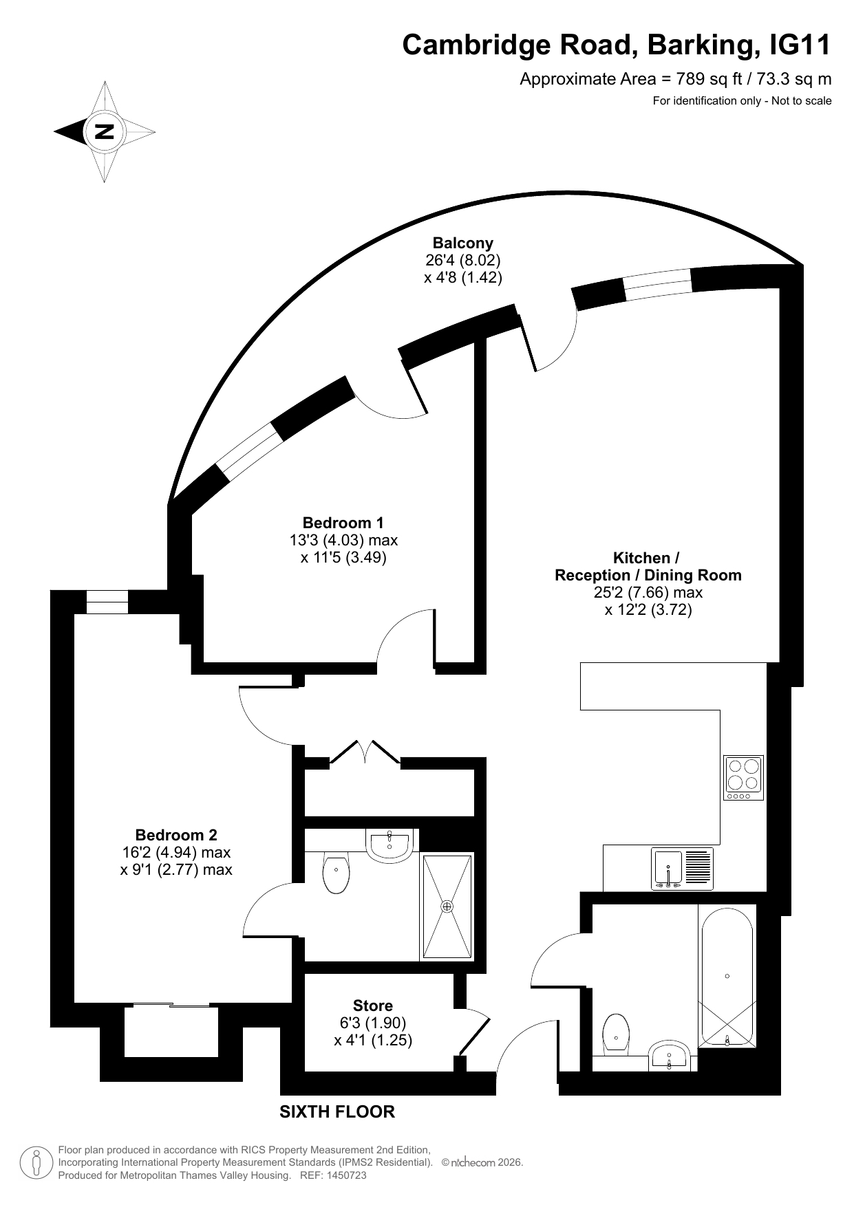 Oculus House 16-48 Cambridge Road, Barking floorplan