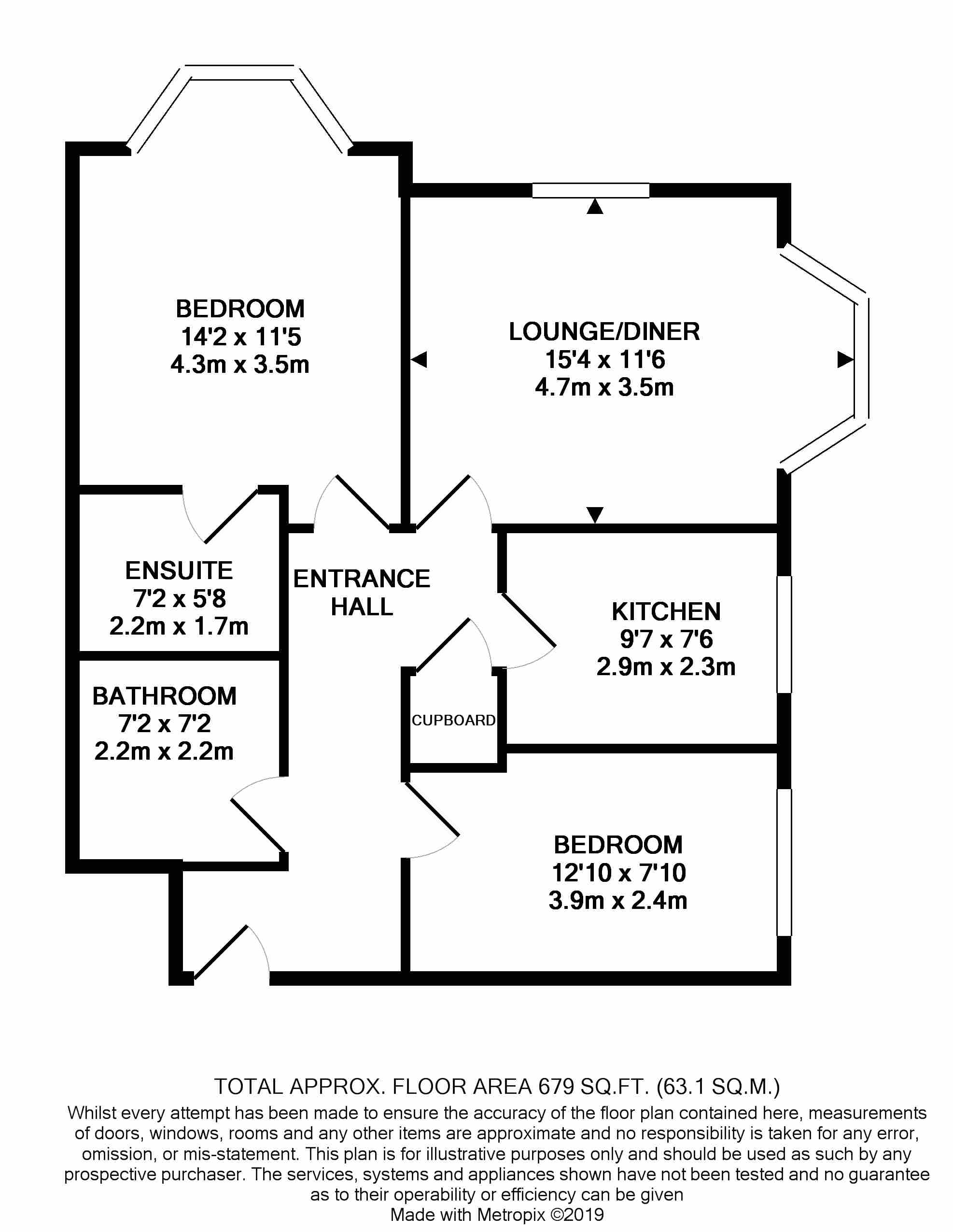 2 Bedrooms Flat for sale in Buckland Road, Maidstone ME16