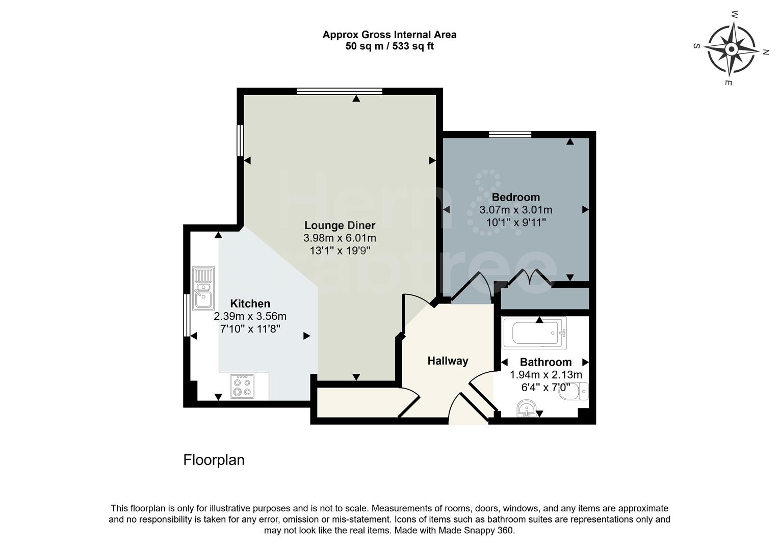 51, Latteys Close, Cardiff floorplan
