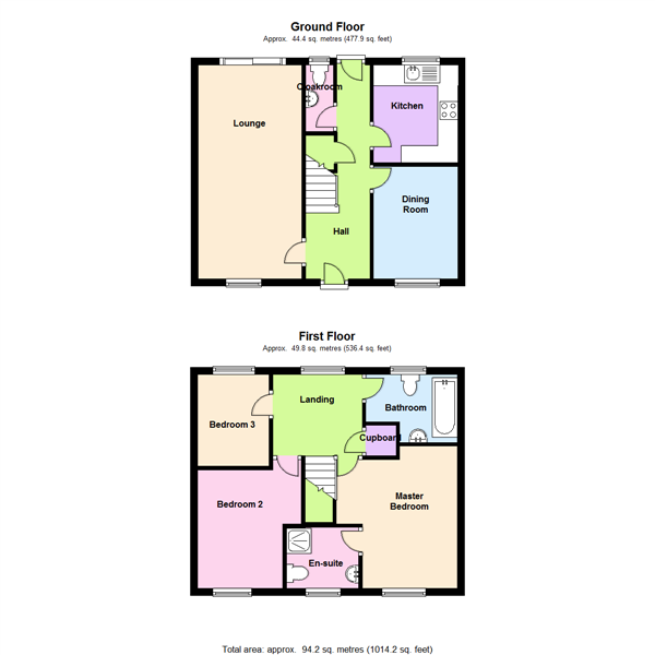 3 Bedrooms Terraced house to rent in Wilkinson Grove, Black Notley, Braintree CM77