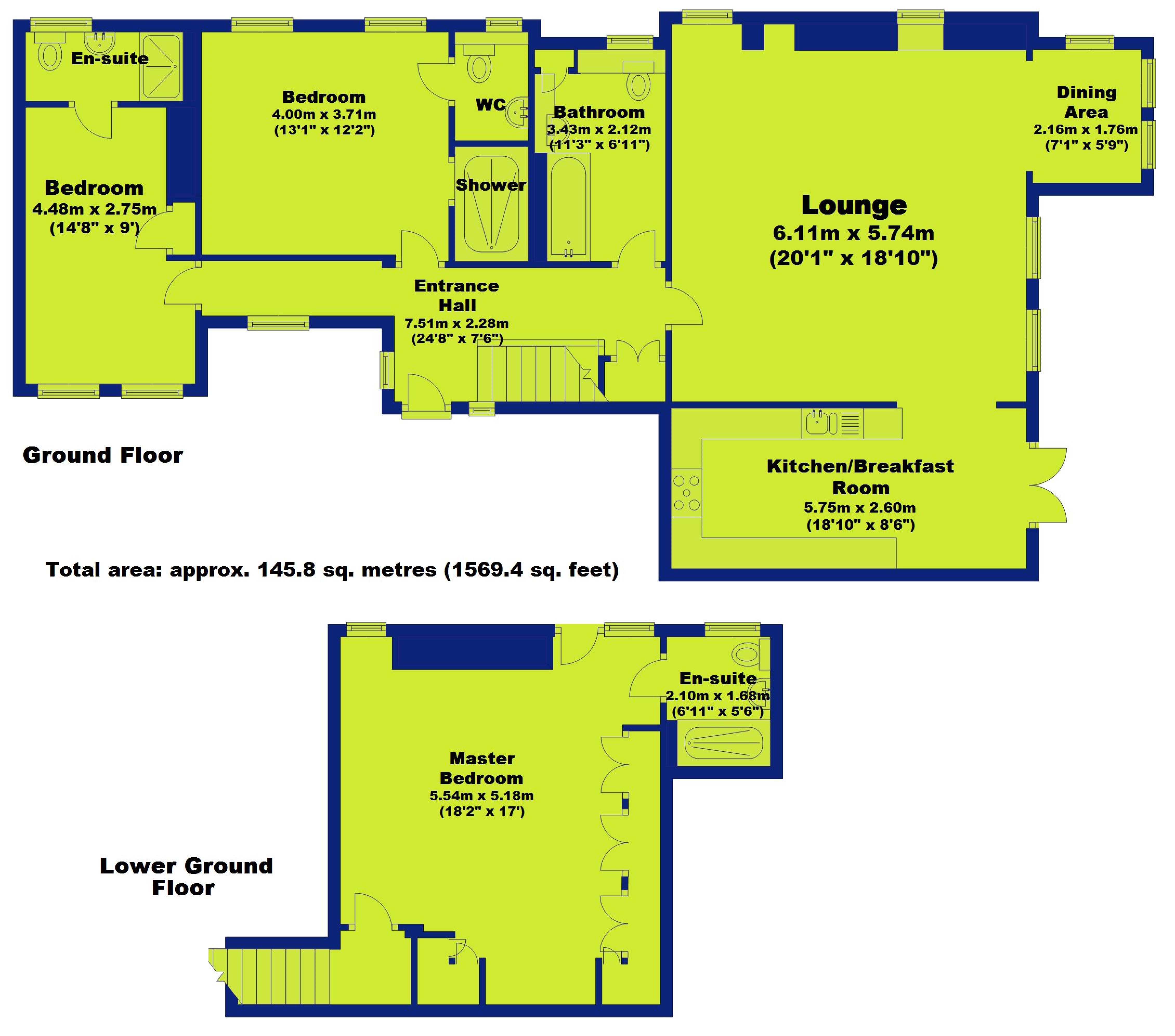 3 Bedrooms Flat for sale in Magdala Road, Mapperley Park, Nottingham NG3