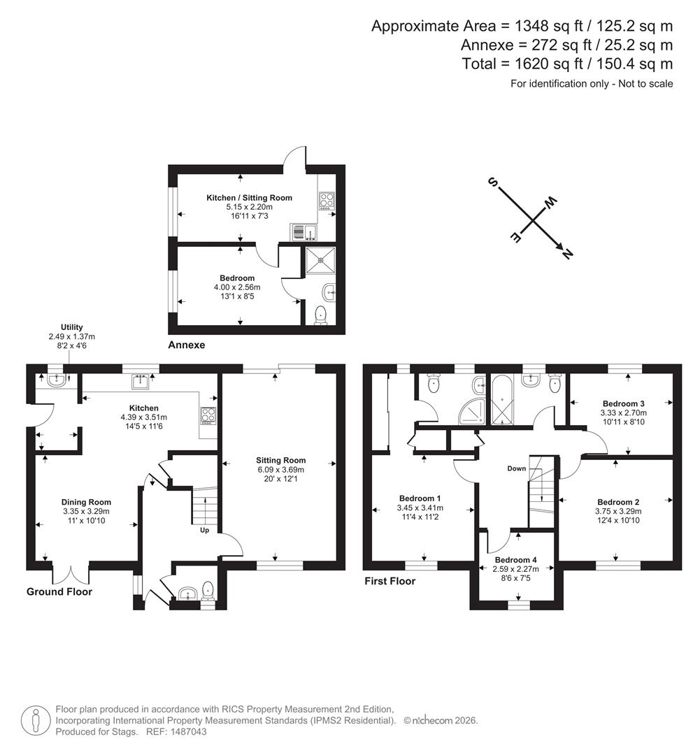 1, The Beeches, Beaminster floorplan