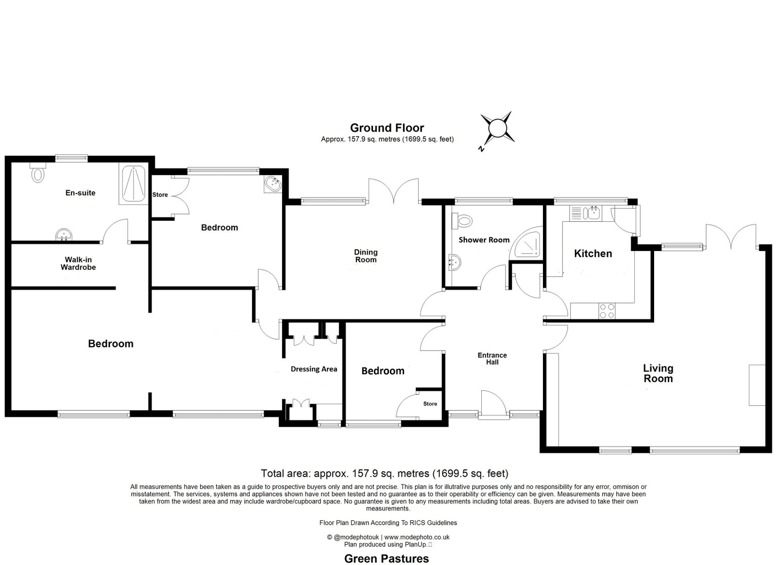 Green Pastures, Harlow Road, Roydon floorplan