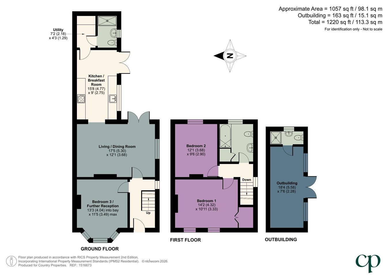 62, Ampthill Road, Flitwick floorplan