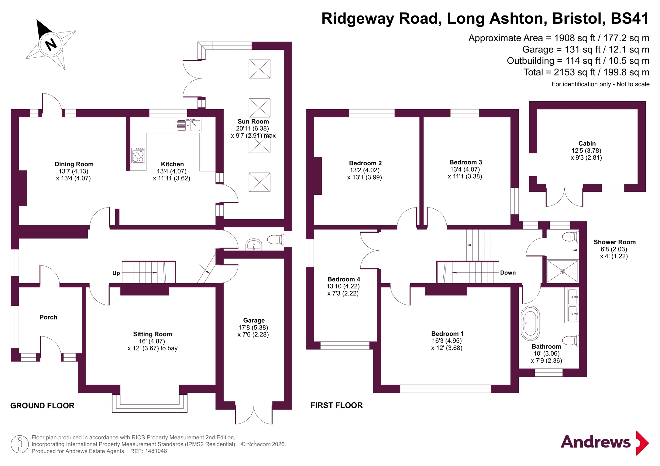 32, Ridgeway Road, Bristol floorplan