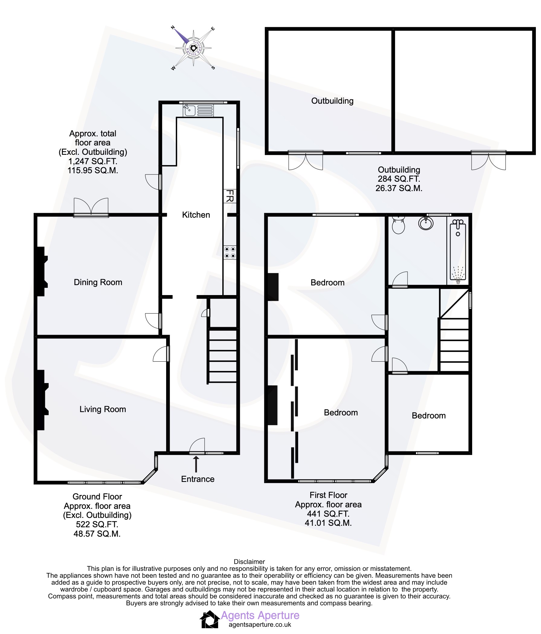 38, Frederick Road, Rainham floorplan