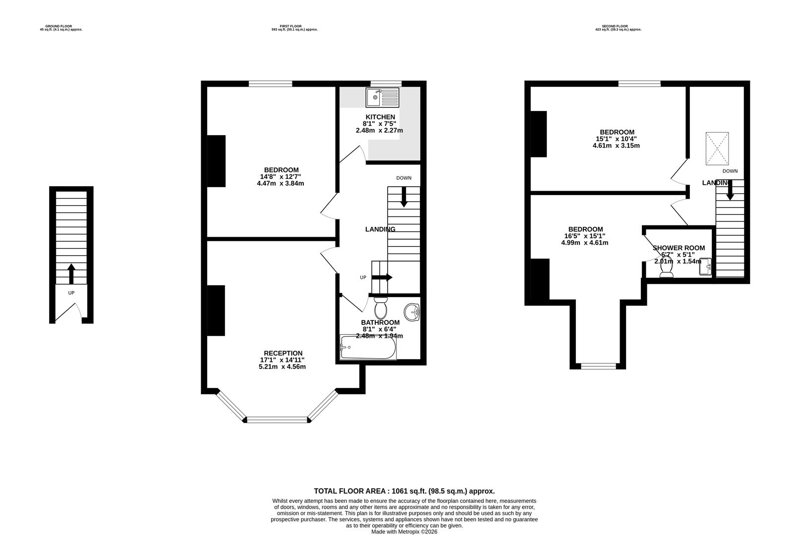90A, Cranbrook Road, Bristol floorplan