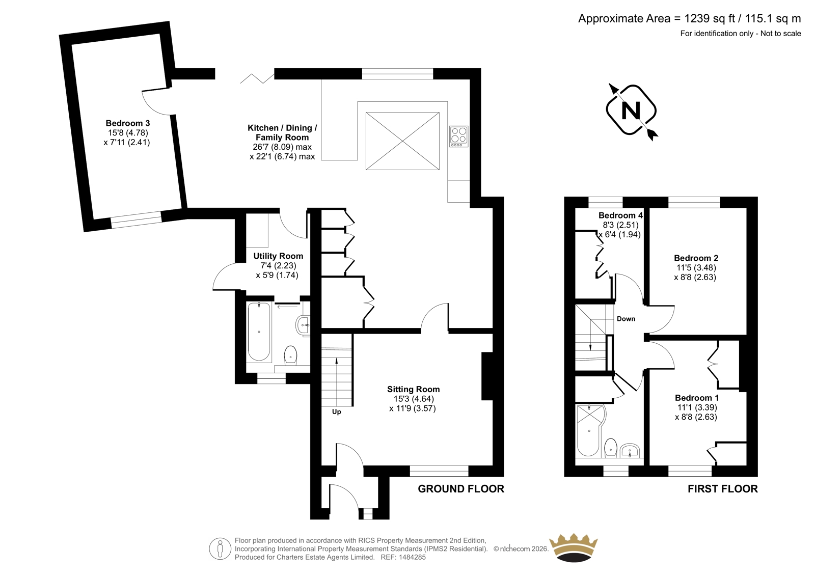 5, Elliot Close, Southampton floorplan