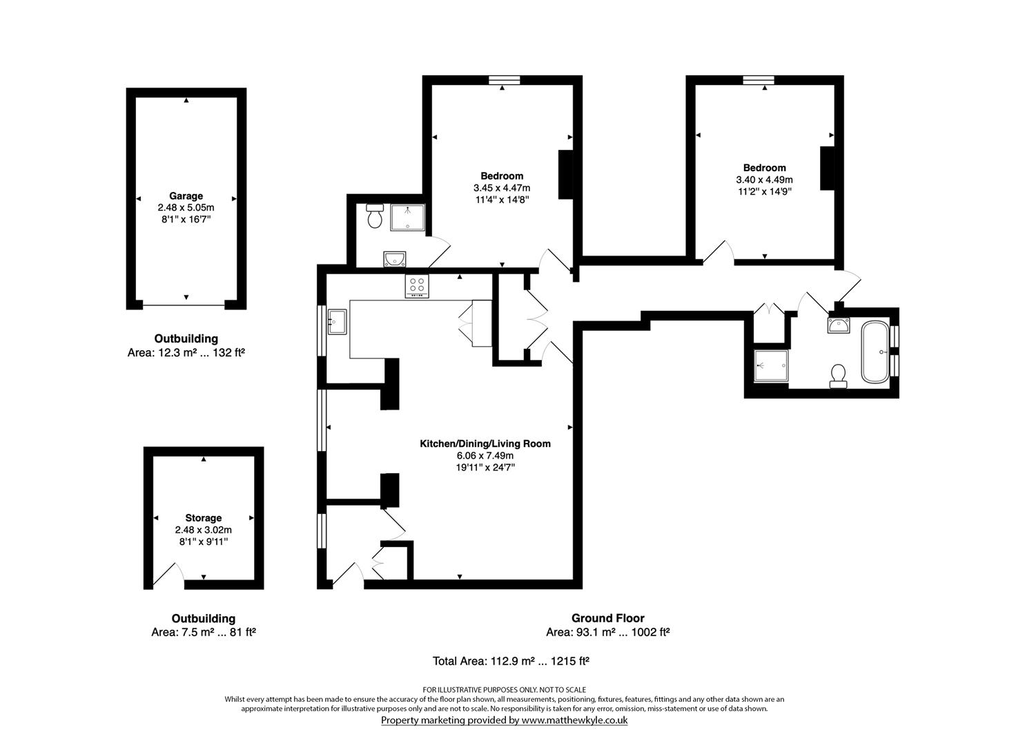 3 Dolphin Court, Mill Road, Hertford floorplan