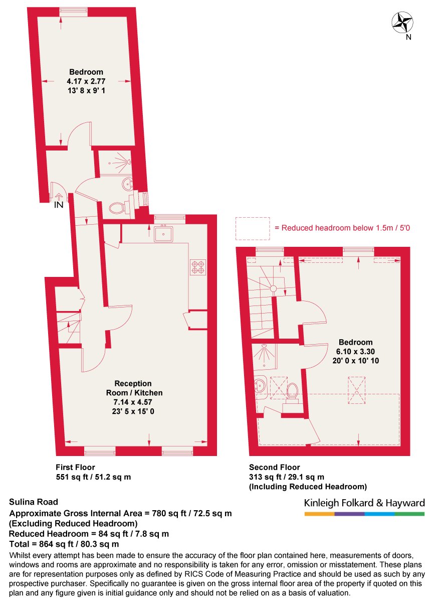 16b, Sulina Road, London floorplan