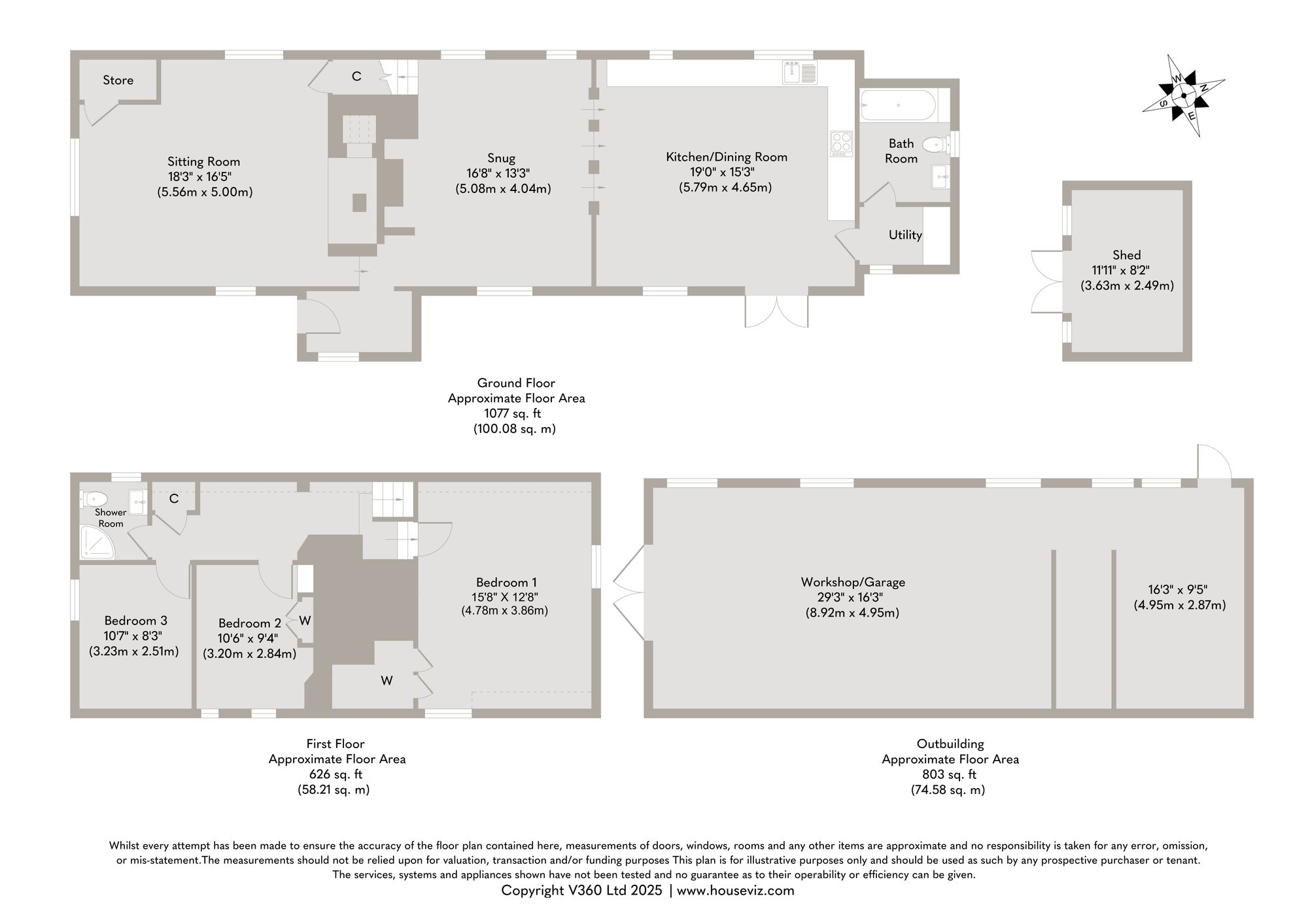 Poachers Cottage Silver Green, Norwich floorplan