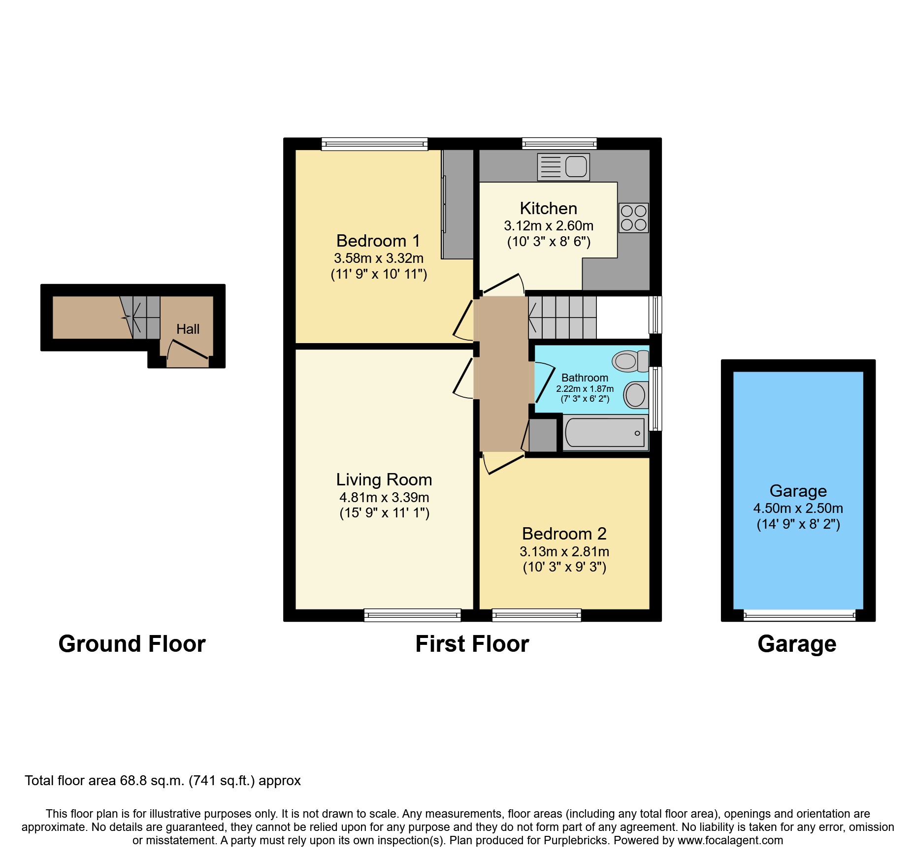Highgate Drive, Dronfield S18, 2 bedroom flat for sale 62135227