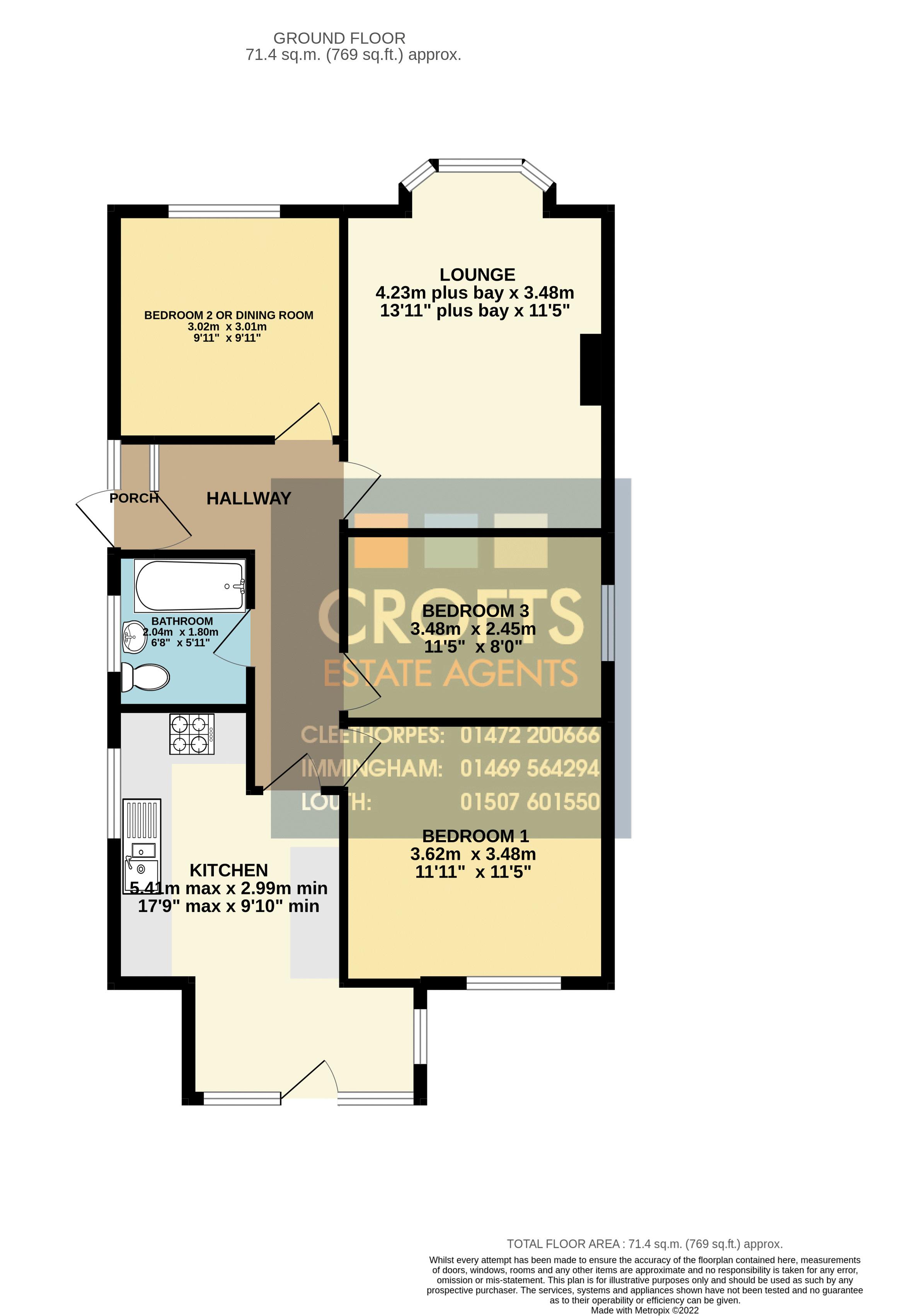 7, Terrington Place, Cleethorpes floorplan