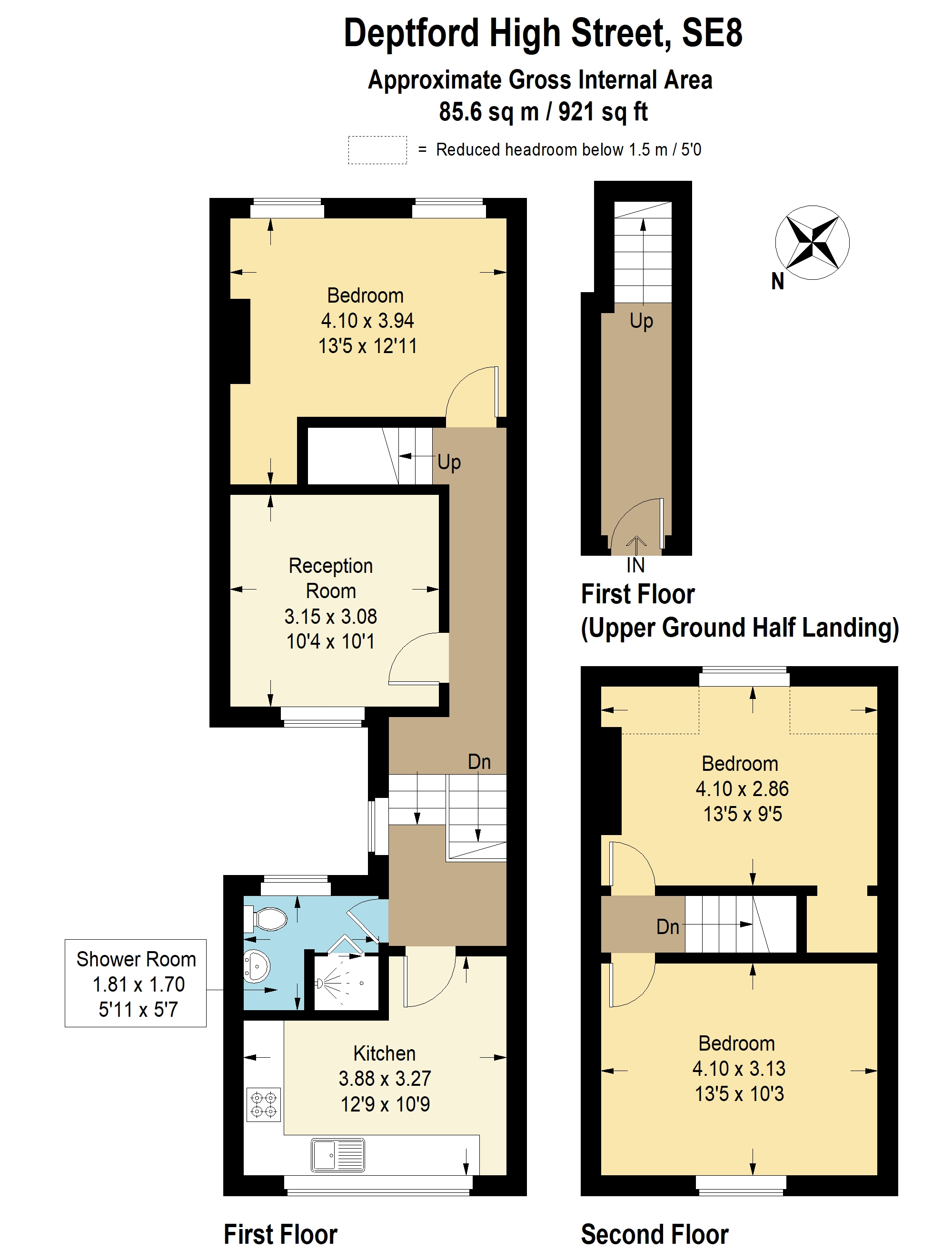 3 Bedrooms Flat to rent in Deptford High Street, London SE8