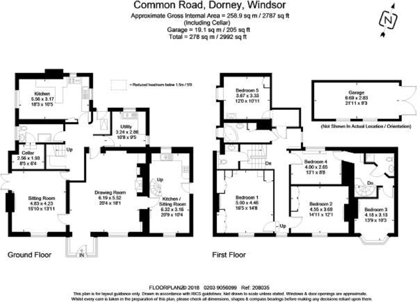 6 Bedrooms Detached house for sale in Common Road, Dorney, Windsor SL4