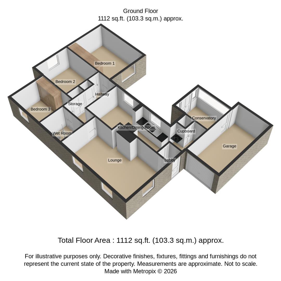 62, Brooke Avenue, Great Yarmouth floorplan