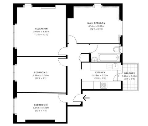 35, Battersby Road, London floorplan