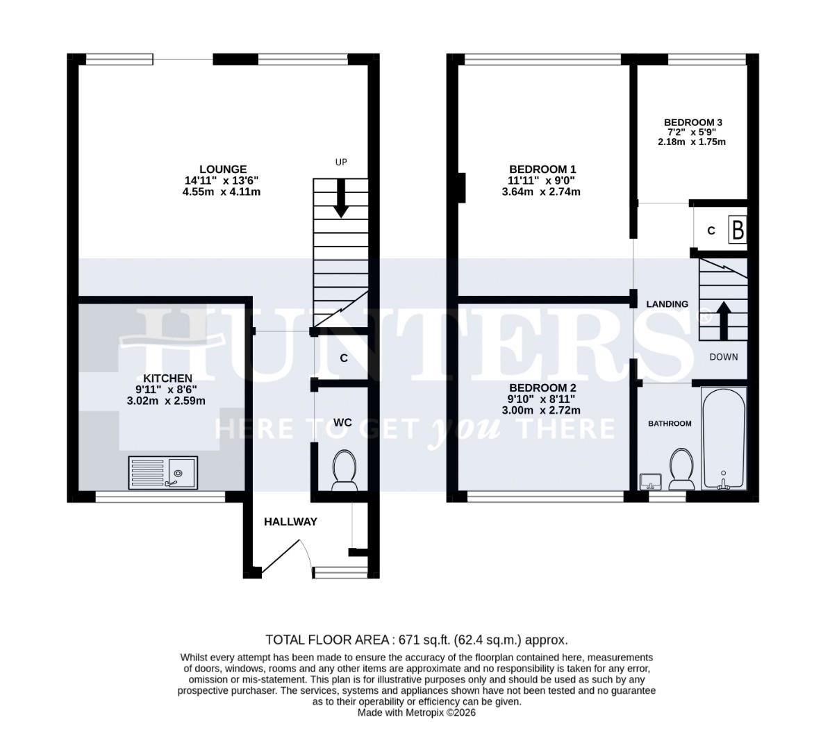 Manor Rise, Burntwood floorplan