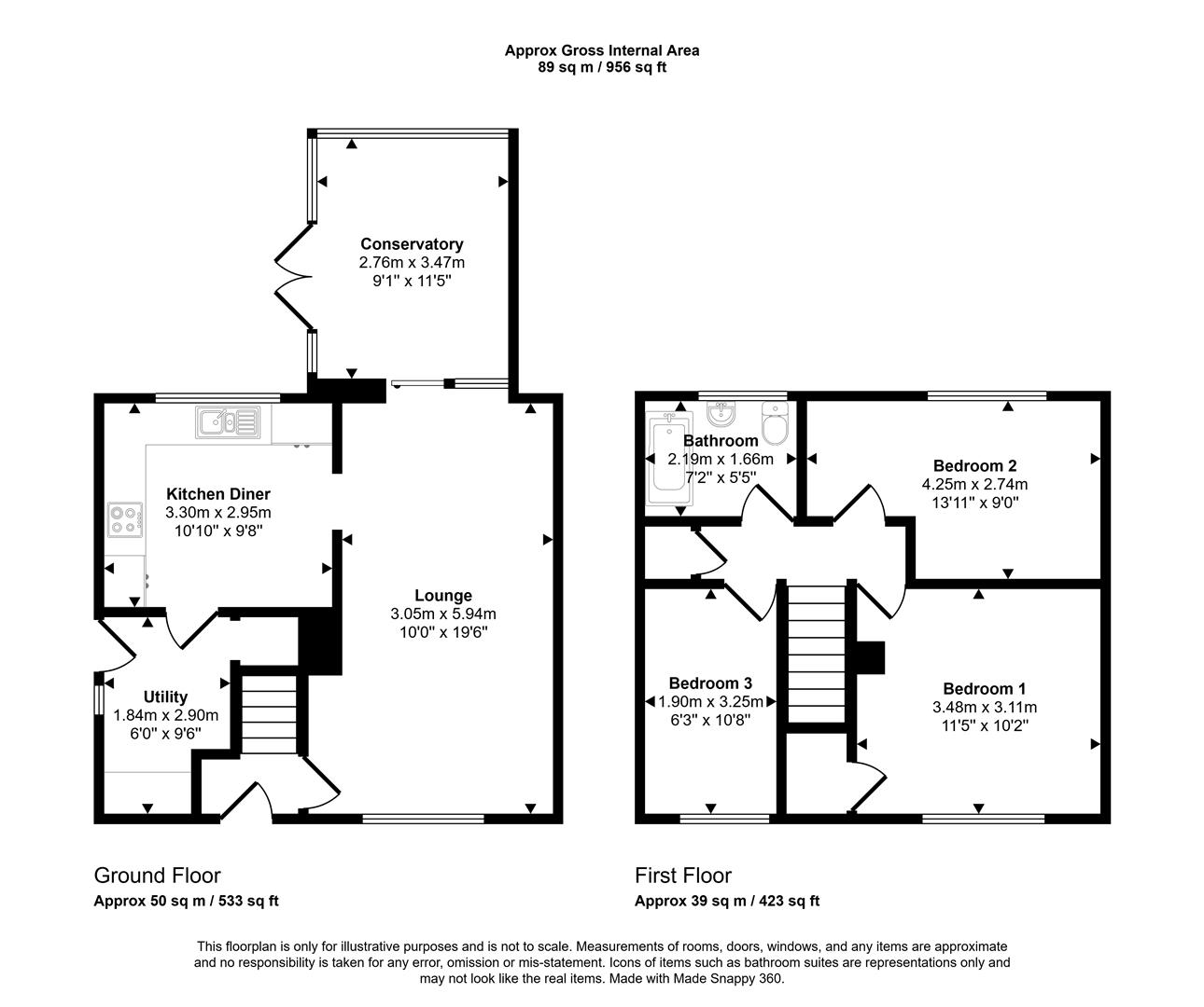 31, Heol Penlan, Goodwick floorplan