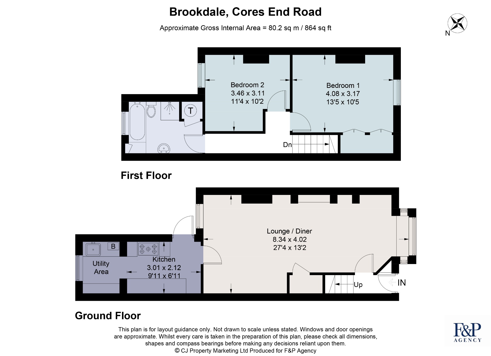 Brookdale, Cores End Road, Bourne End floorplan