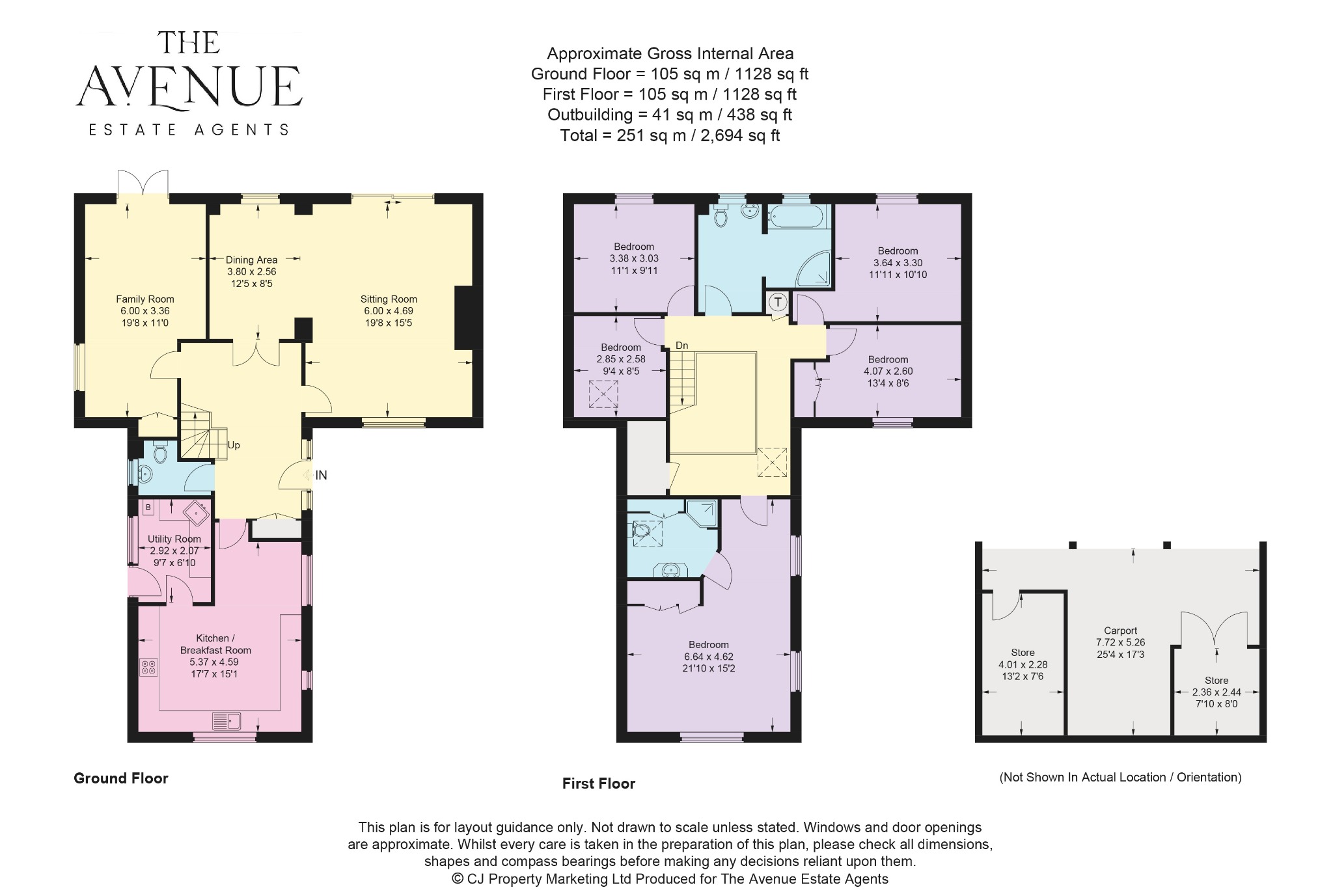 Berrick House, Berrick Salome, Oxfordshire floorplan