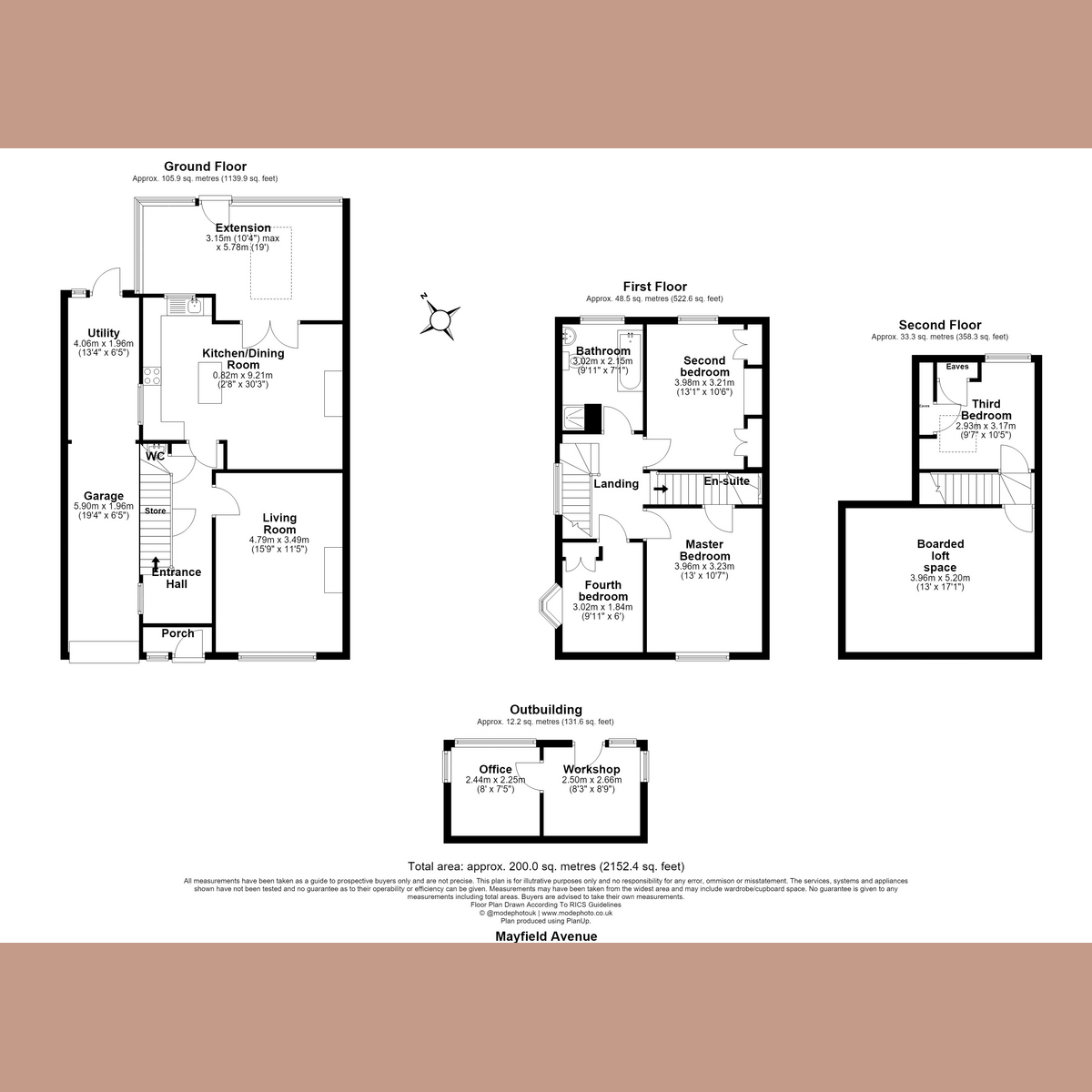 74, Mayfield Avenue, Southend-on-sea floorplan
