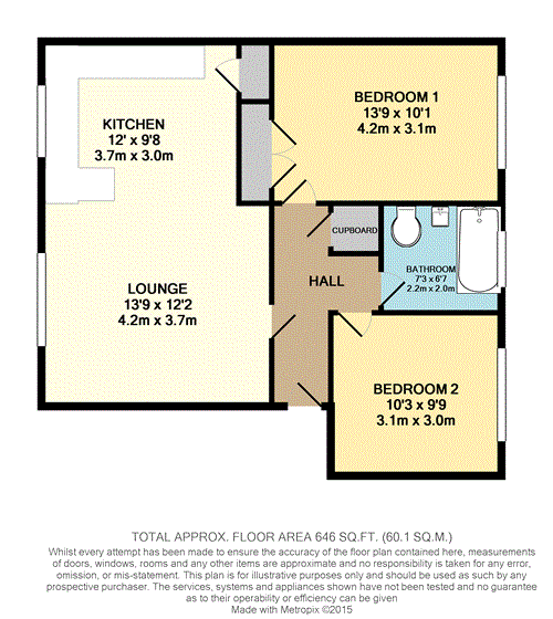 2 Bedrooms Flat to rent in Gresham Road, Staines, Surrey TW18