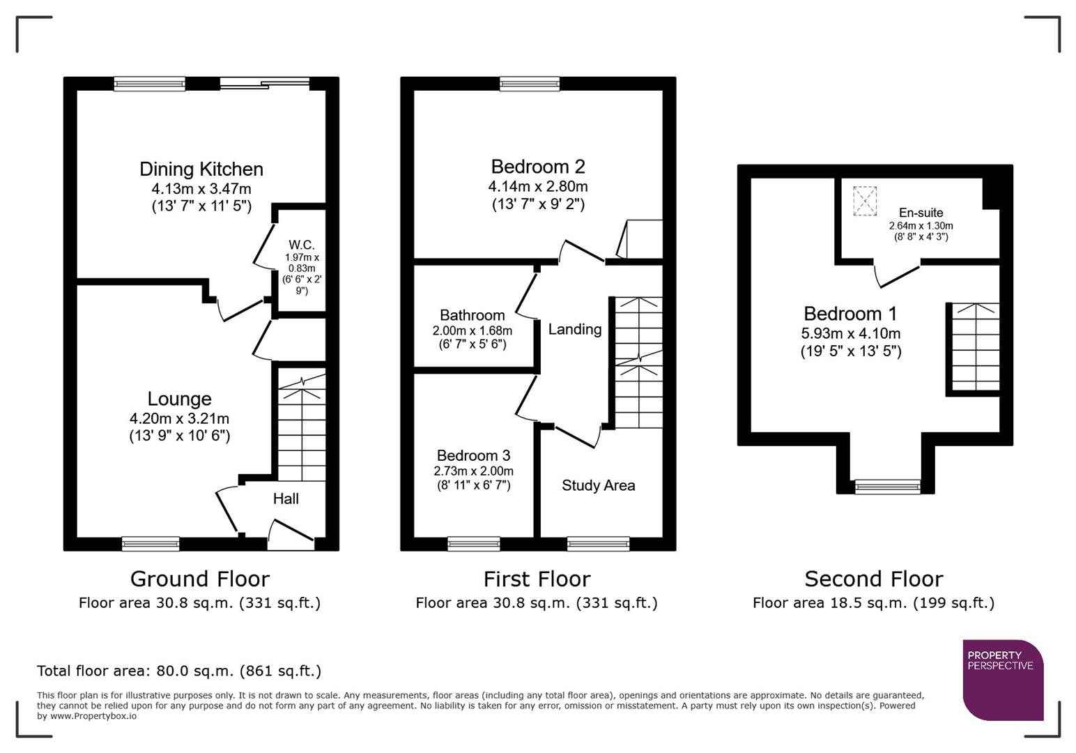 8, Priory Chase, Pontefract floorplan