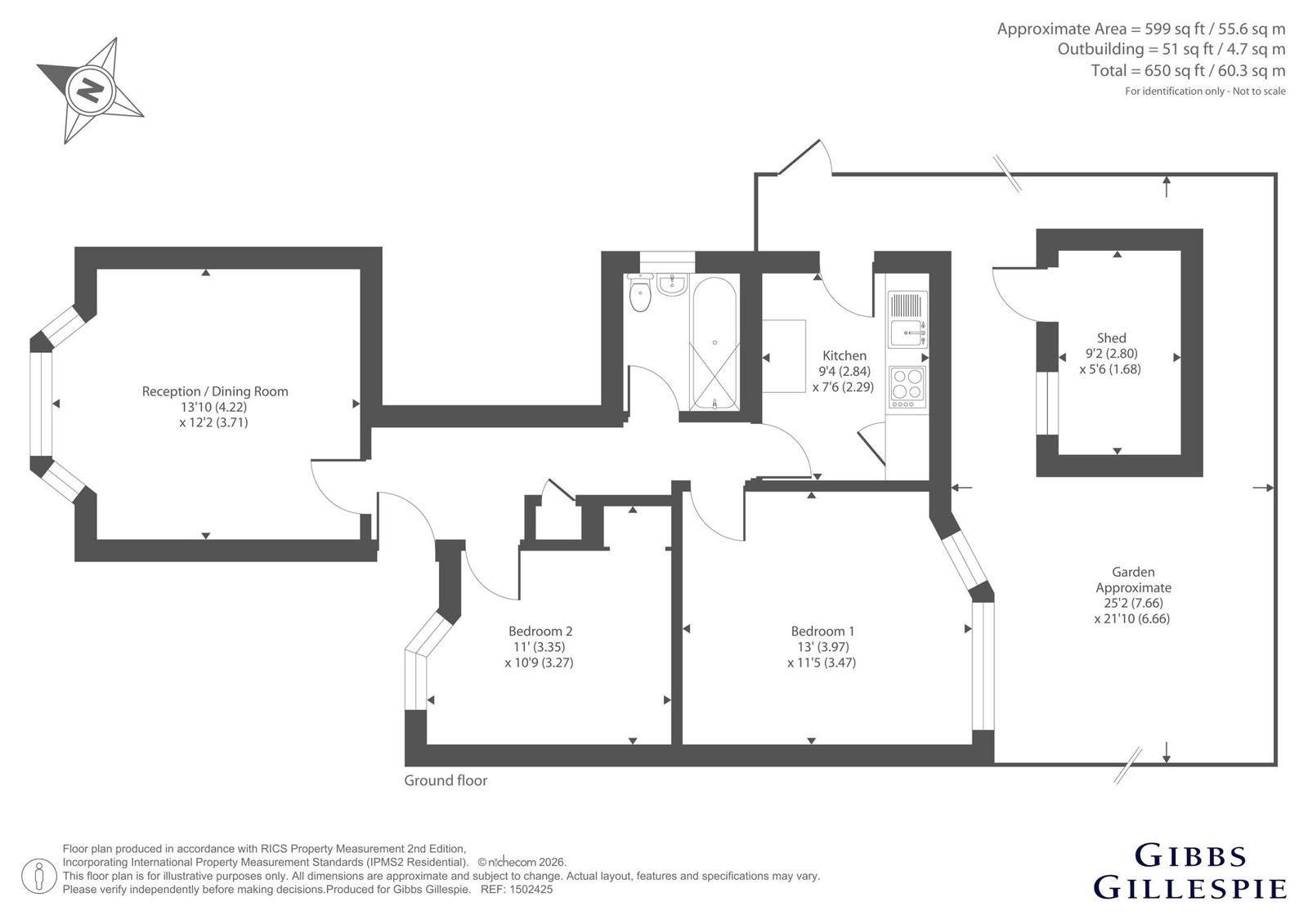8, Berkeley Close, Ruislip floorplan