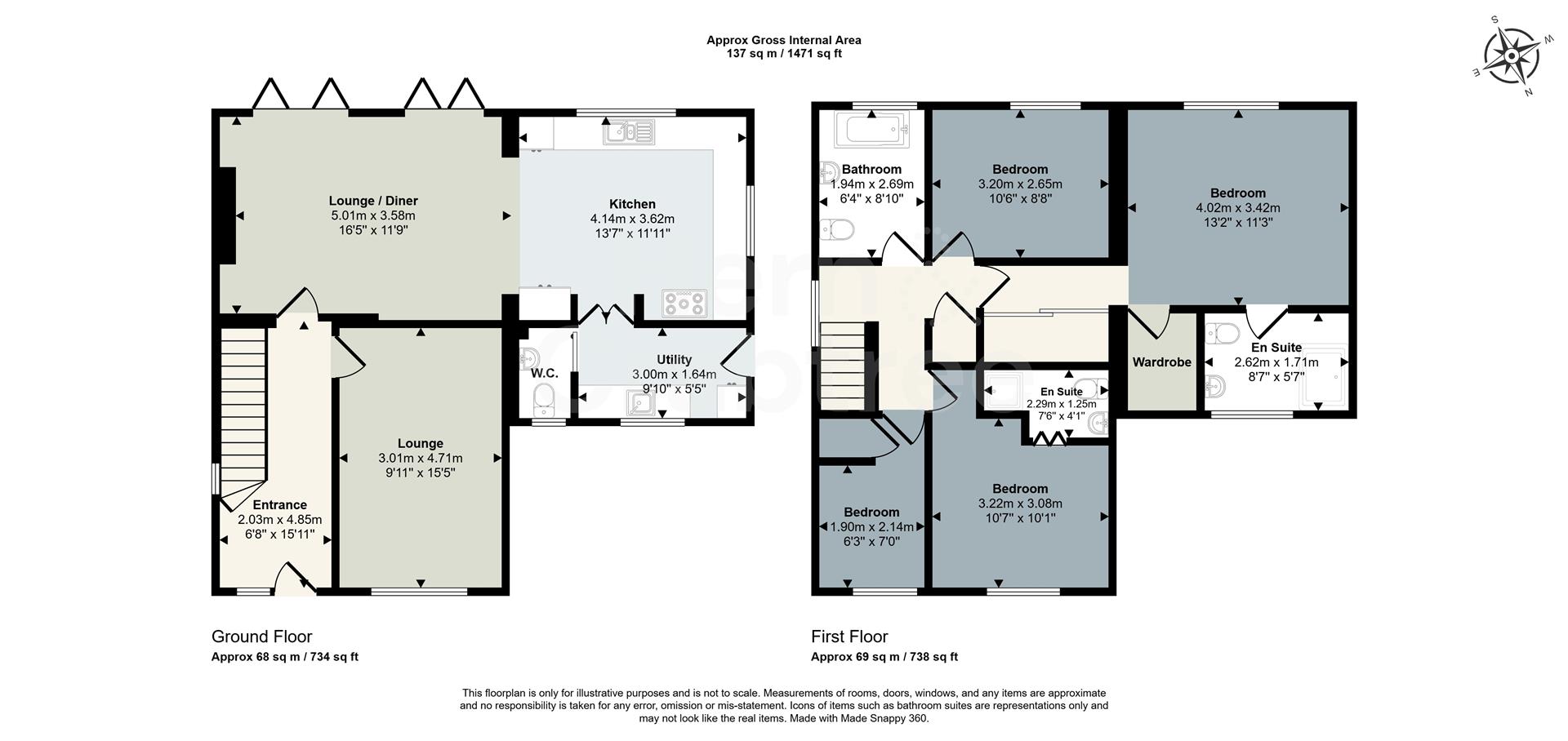 38, Edward Clarke Close, Cardiff floorplan