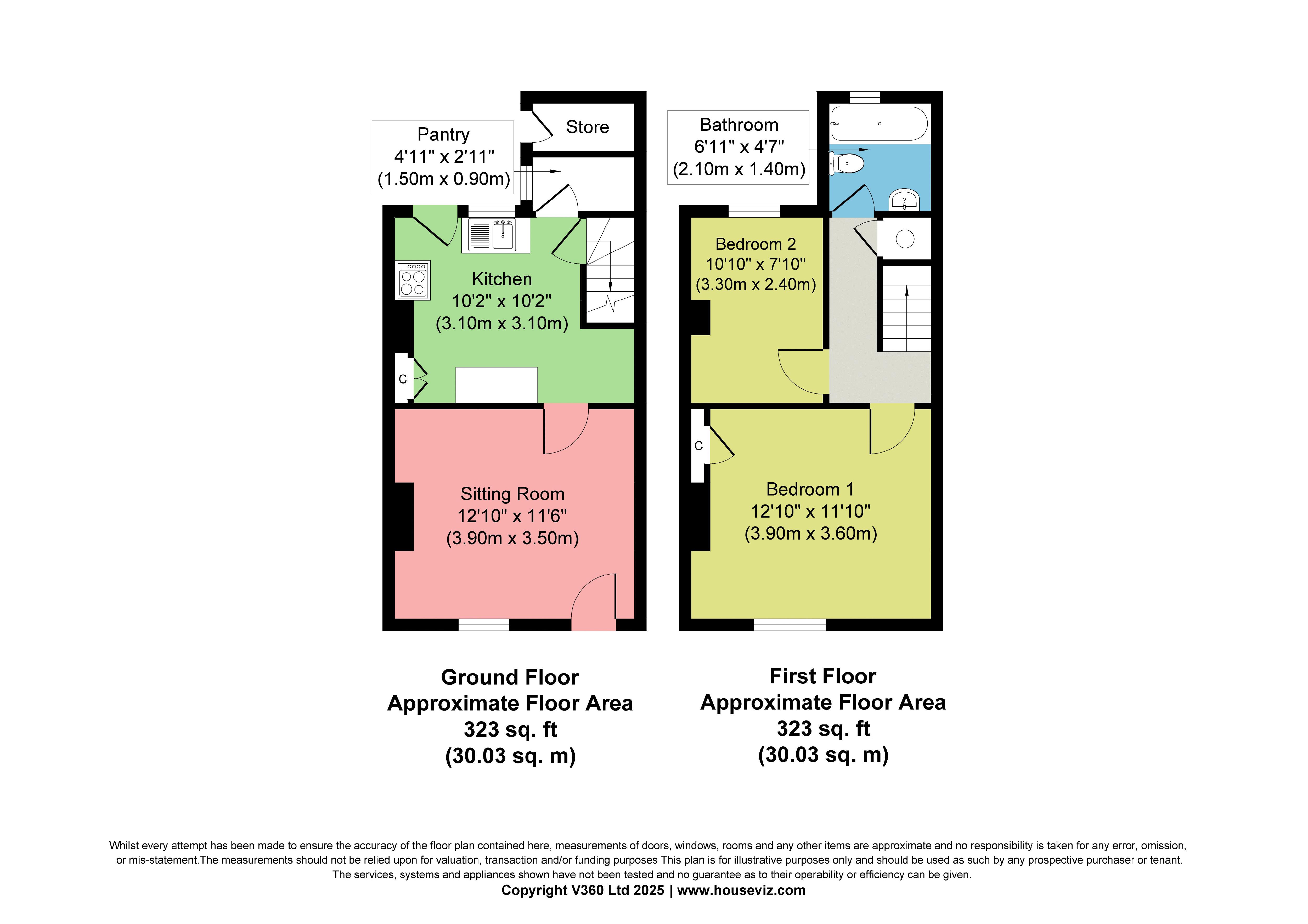 2 South View, East End, York floorplan