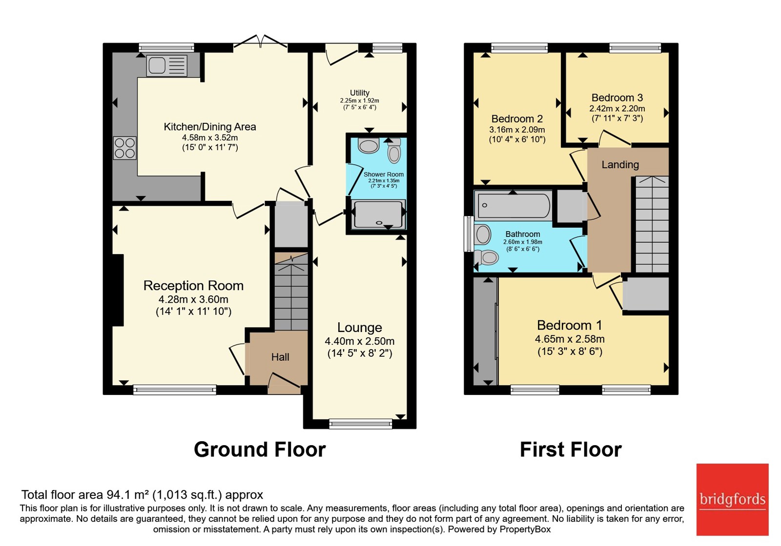 20, Swallowfields, Middlesbrough floorplan